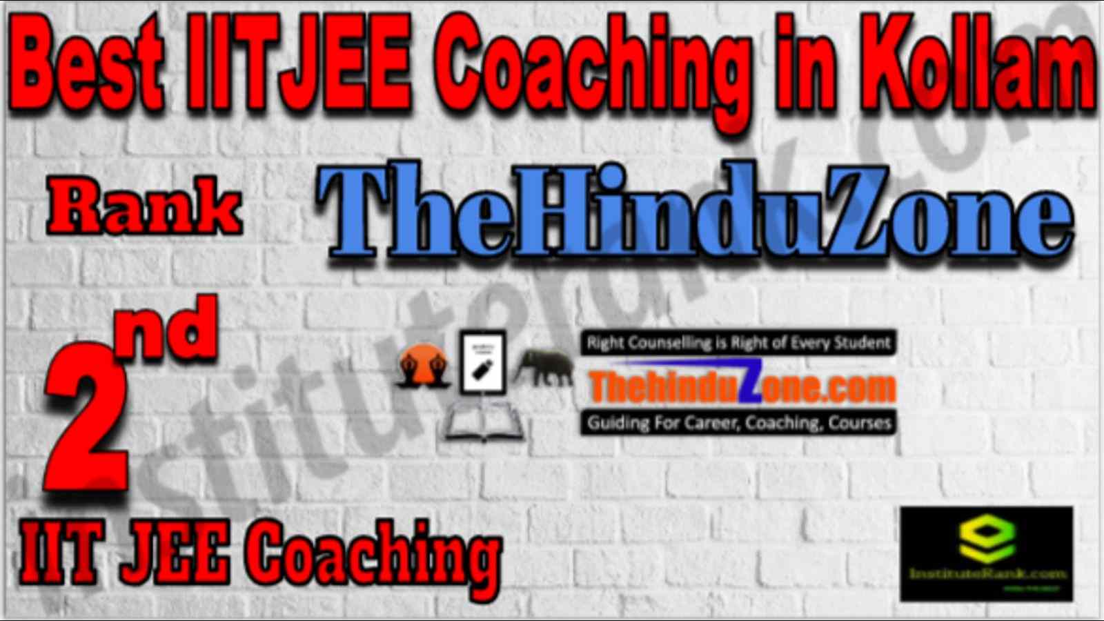 Rank 2 Best IIT JEE Coaching in Kollam