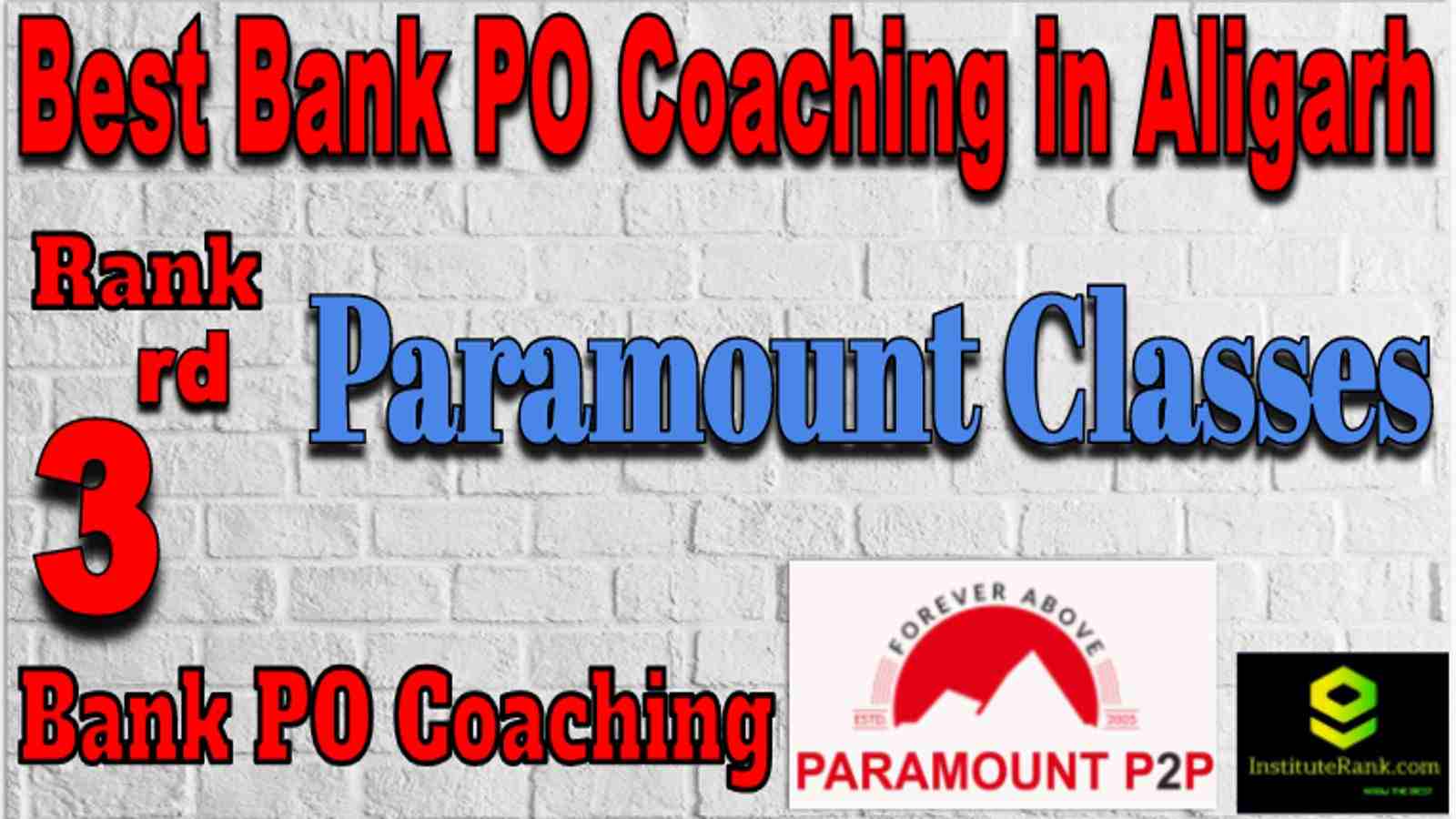 Rank 3 Best Banking PO Coaching in Aligarh