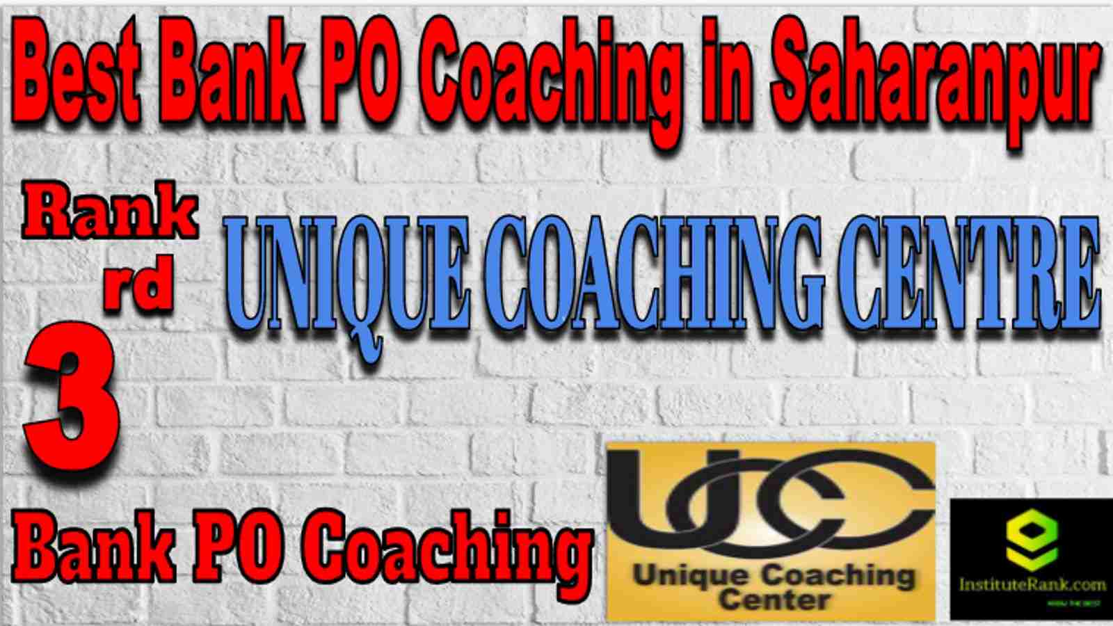 Rank 3 Best Banking PO Coaching in Saharanpur