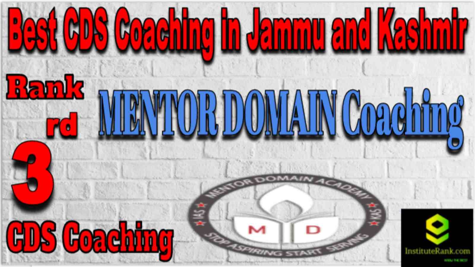 Rank 3 Best CDS Coaching in Jammu and Kashmir