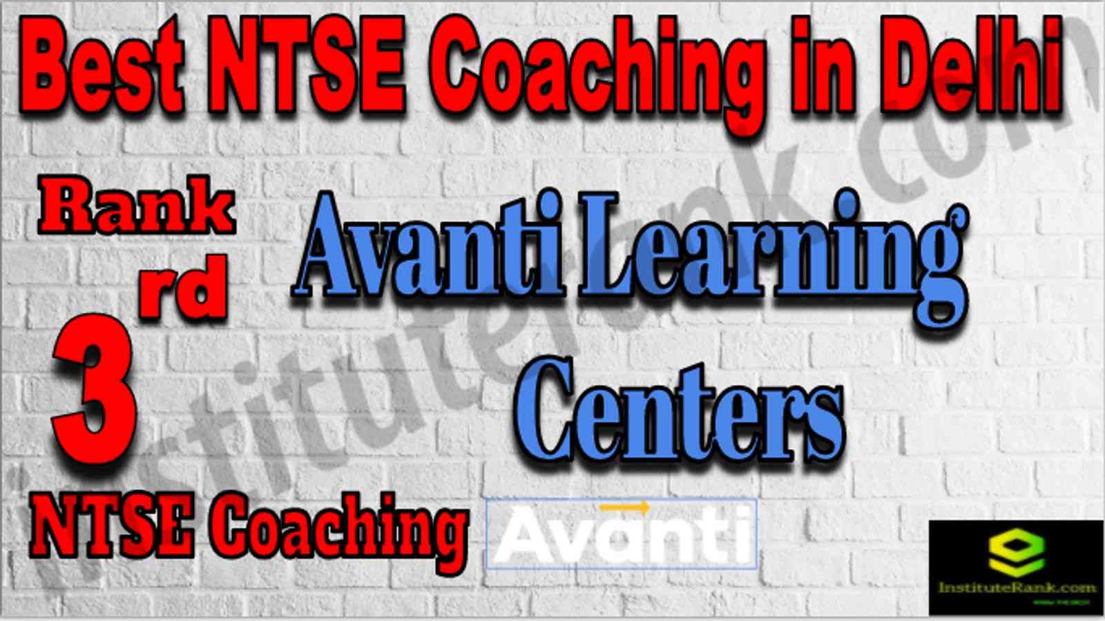 Rank 3 Best NTSE Coaching in Delhi Rank 3 Best NTSE Coaching in Delhi