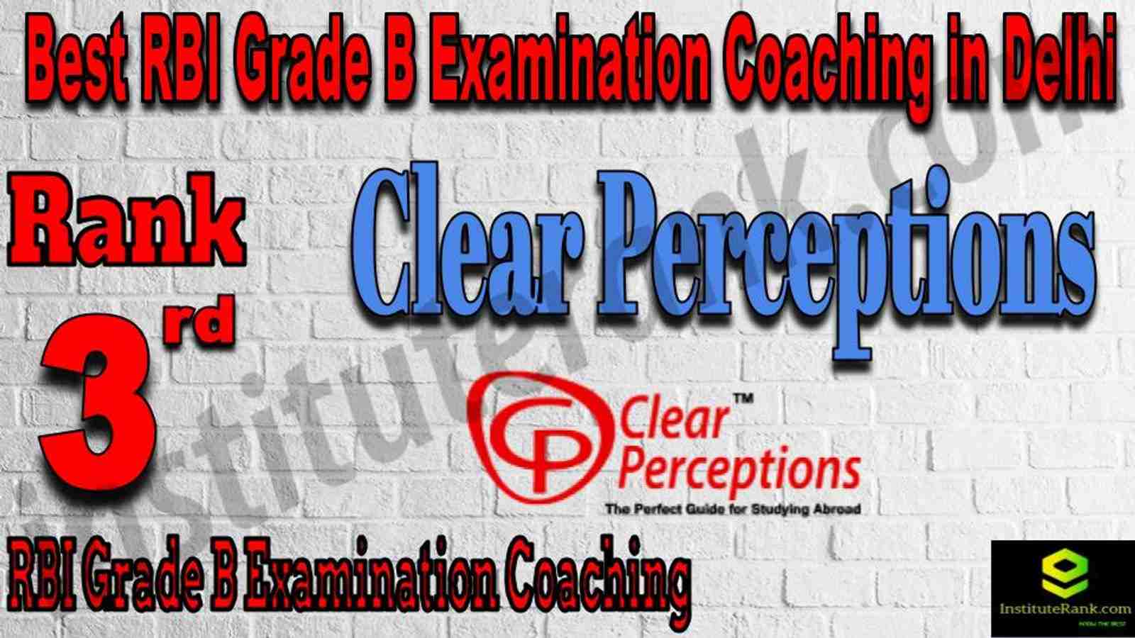 Rank 3 Best RBI Grade B Exam Coaching in Delhi Rank 3 Best RBI Grade B Exam Coaching in Delhi