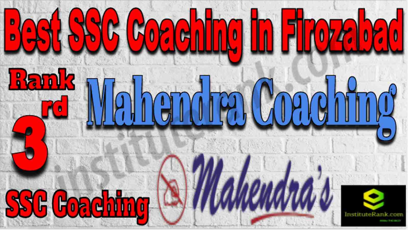 Rank 3 Best SSC Coaching in Firozabad
