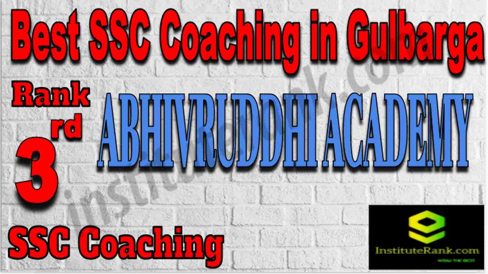 Rank 3 Best SSC Coaching in Gulbarga