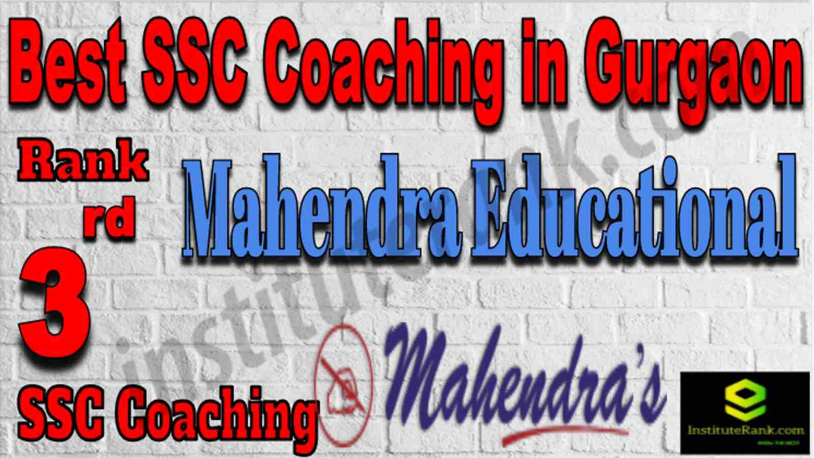 Rank 3 Best SSC Coaching in Gurgaon