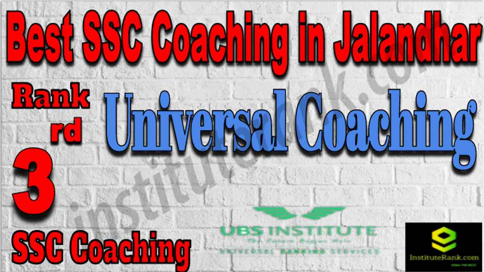 Rank 3 Best SSC Coaching in Jalandhar