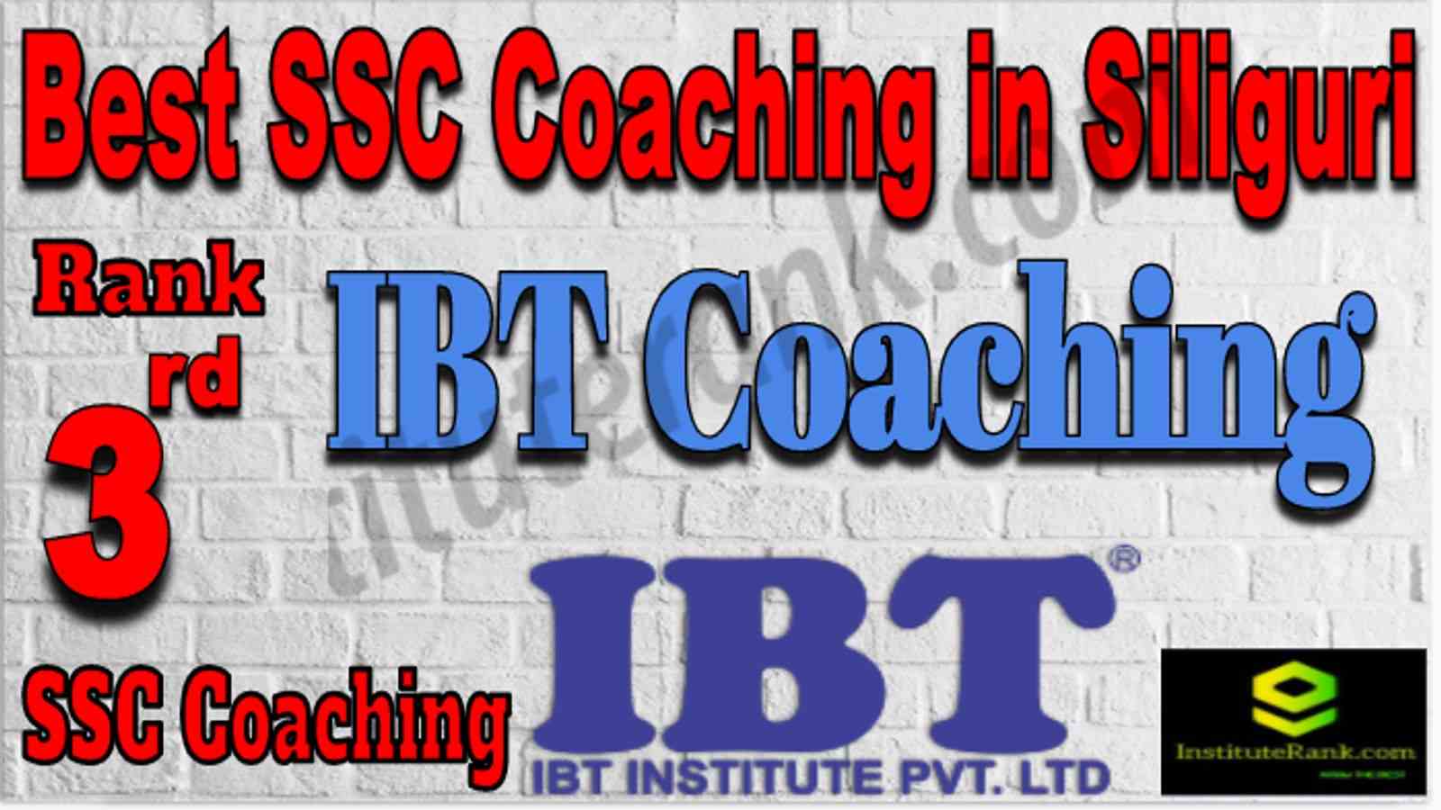 Rank 3 Best SSC Coaching in Silguri