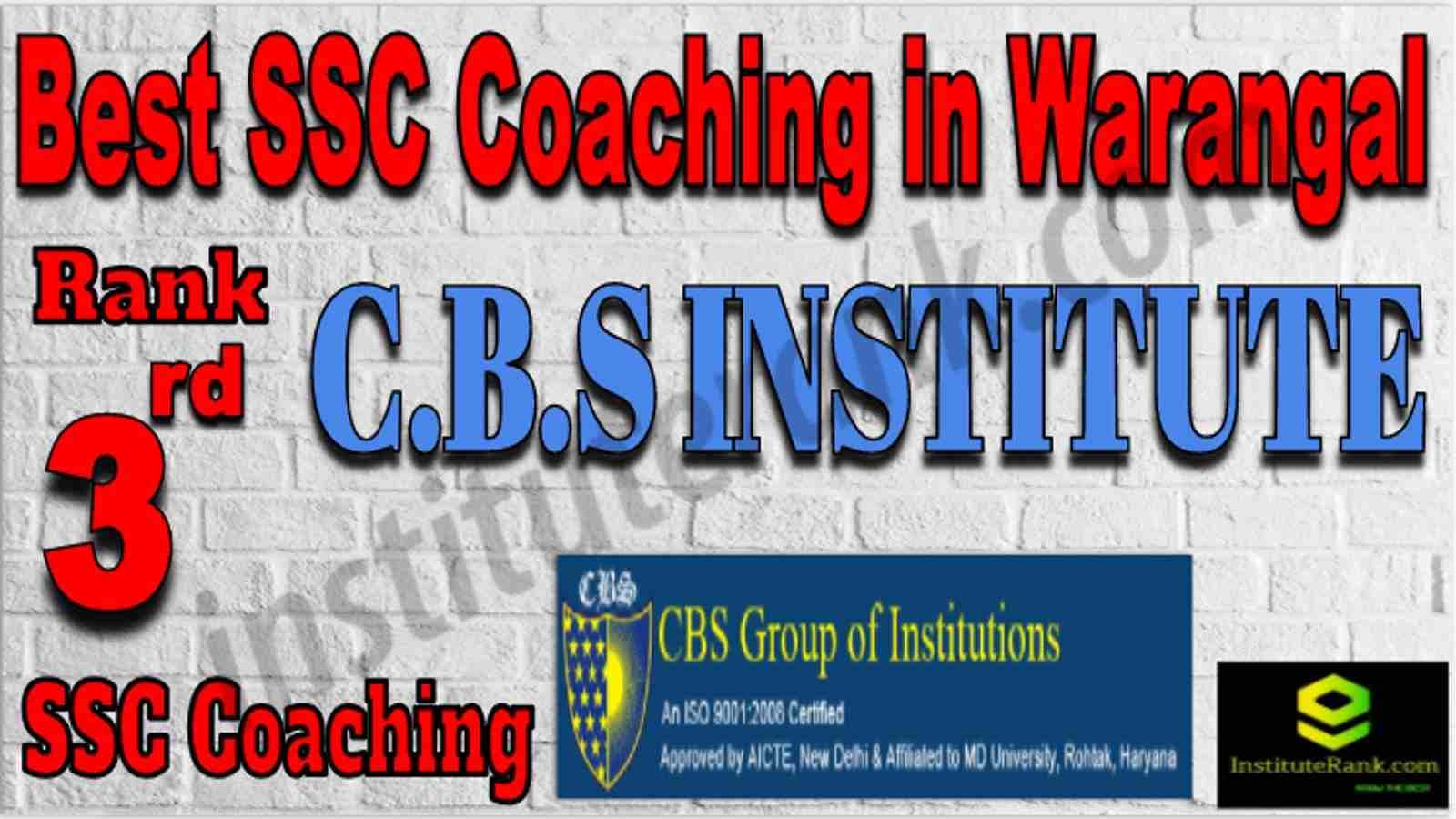 Rank 3 Best SSC Coaching in Warangal