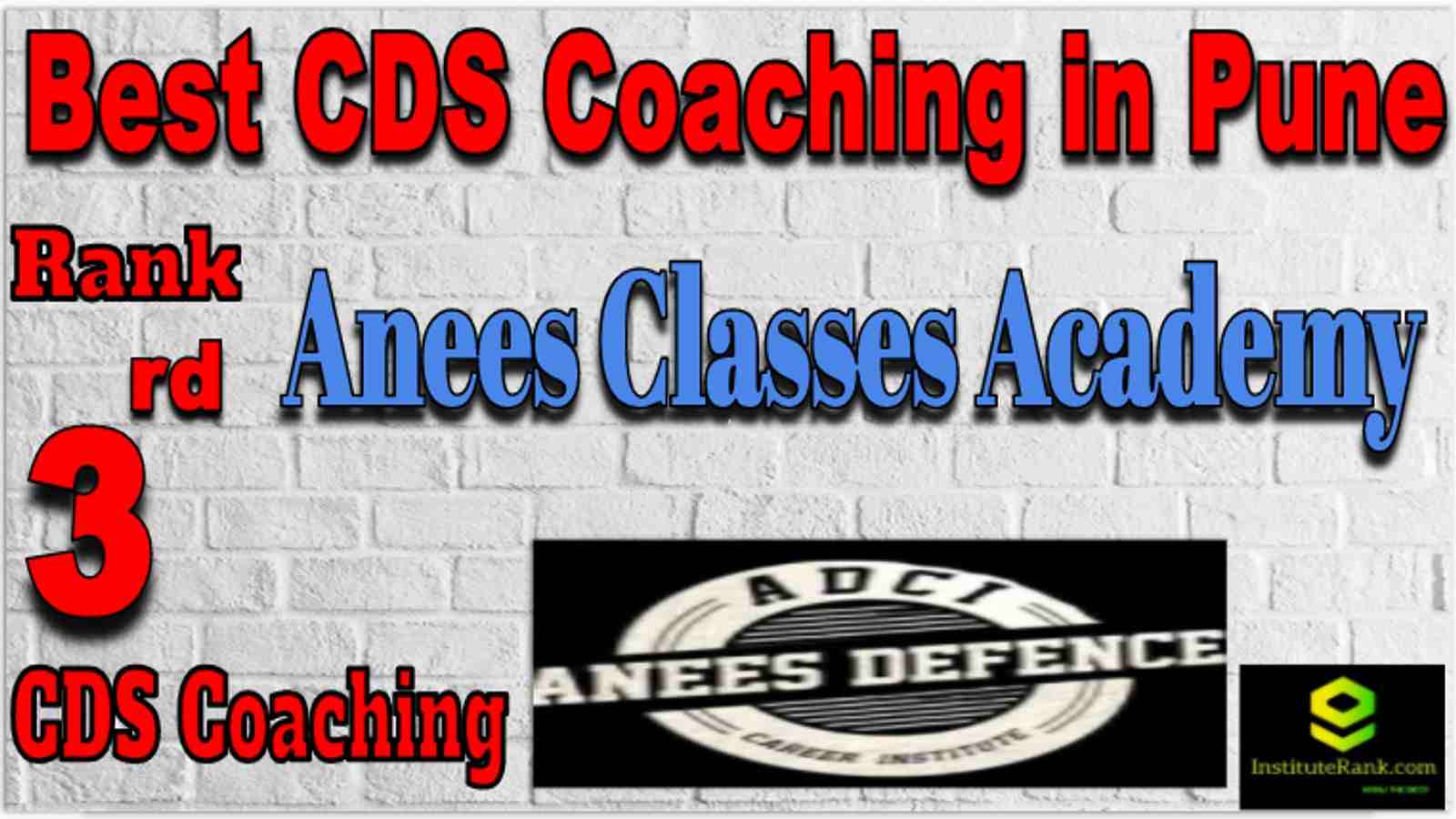 Rank 3 Top CDS Coaching in Pune