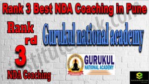 Rank 3. NDA Coaching in Pune