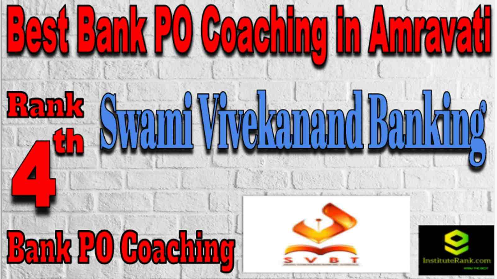 Rank 4 Best Banking PO Coaching in Amravati