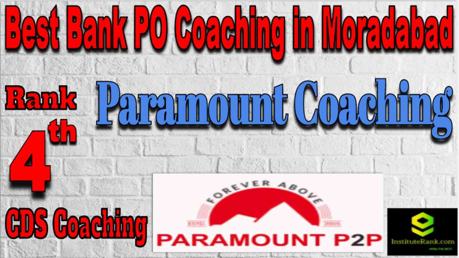 Rank 4 Best PO Coaching in Moradabad