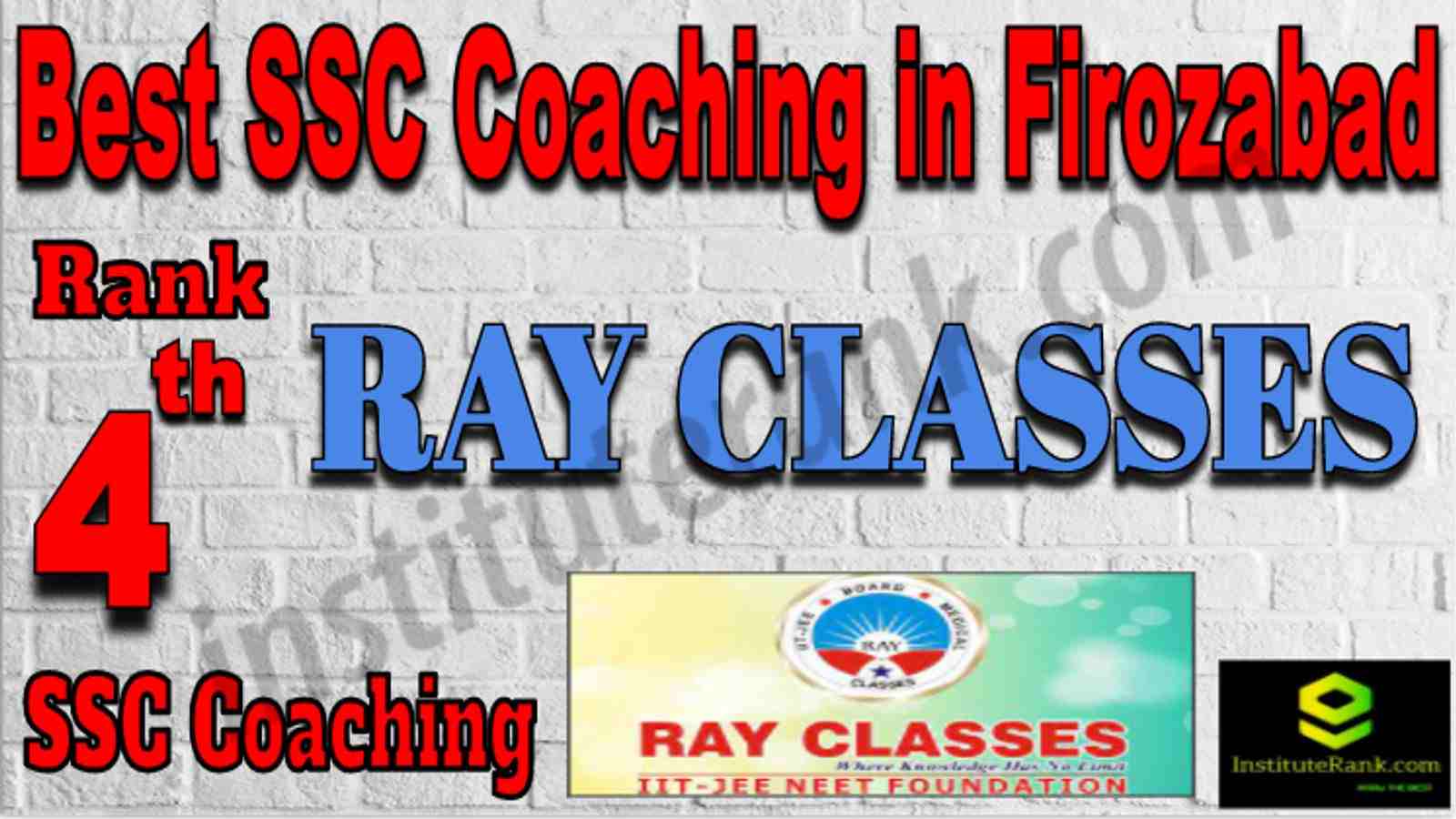 Rank 4 Best SSC Coaching in Firozabad