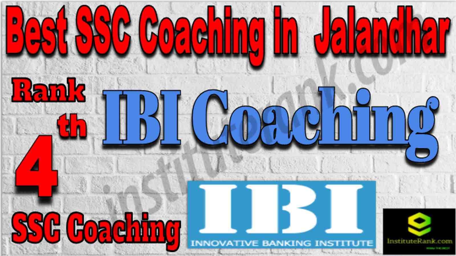 Rank 4 Best SSC Coaching in Jalandhar