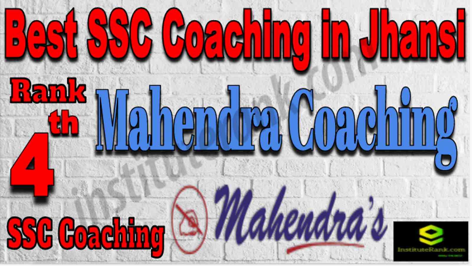 Rank 4 Best SSC Coaching in Jhansi