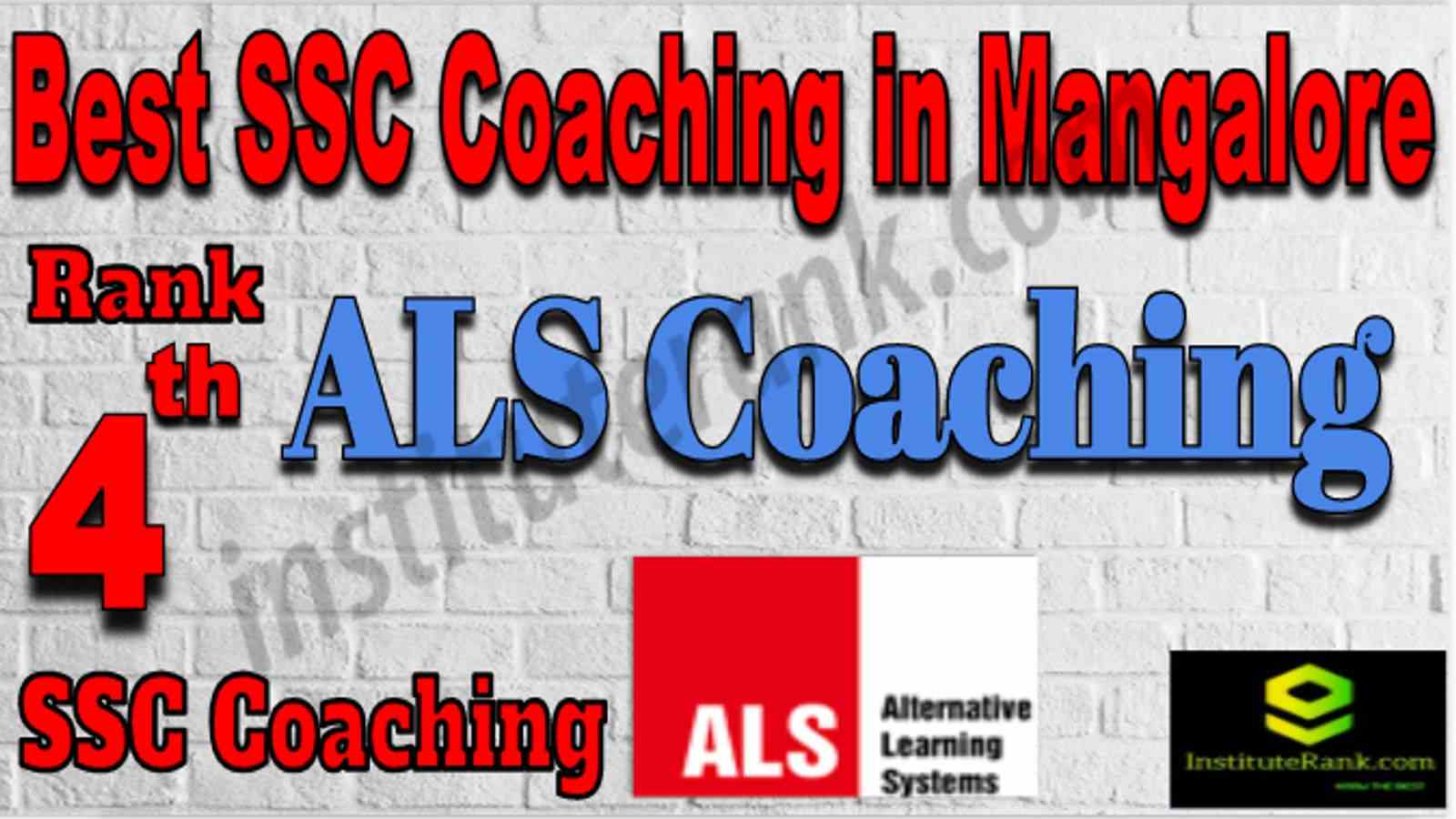 Rank 4 Best SSC Coaching in Mangalore
