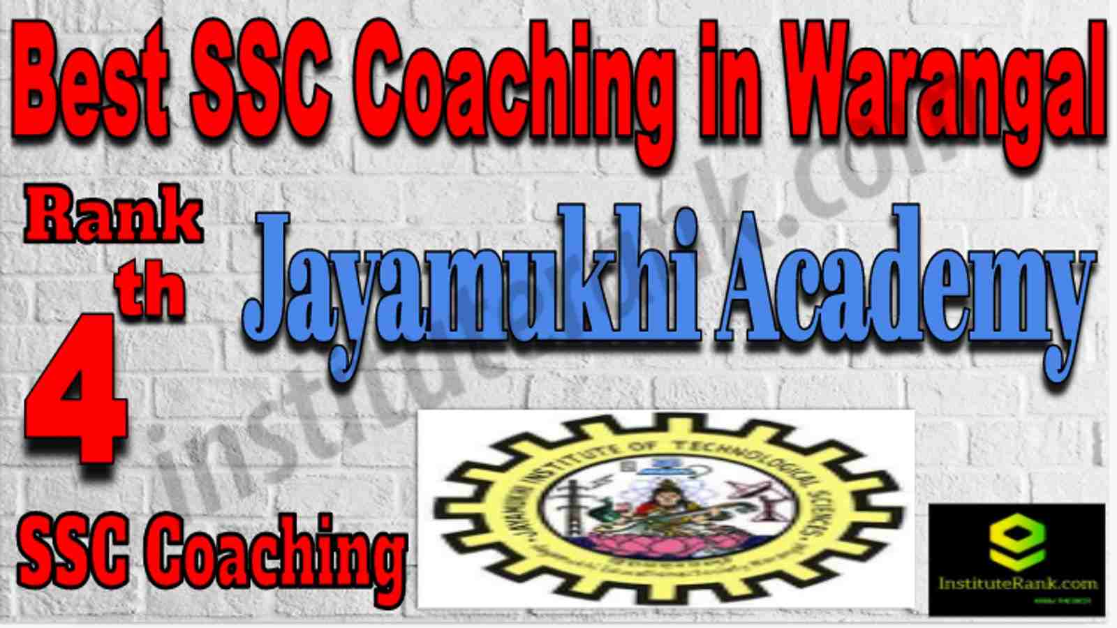 Rank 4 Best SSC Coaching in Warangal