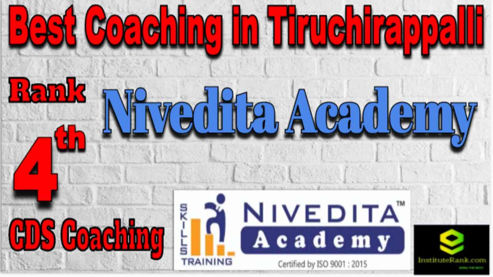 Rank 4 best CDS Coaching in Tiruchirappali