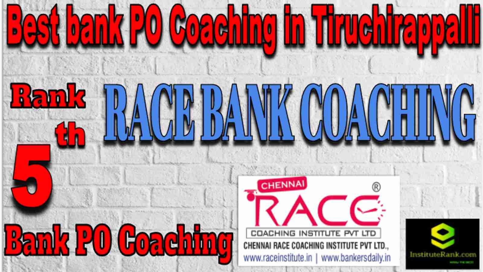 Rank 5 Best Bank PO Coaching in Tiruchirapalli