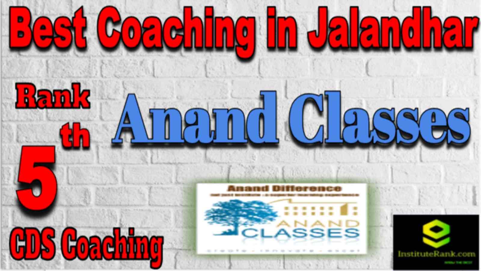 Rank 5 Best CDS Coaching in Jalandhar