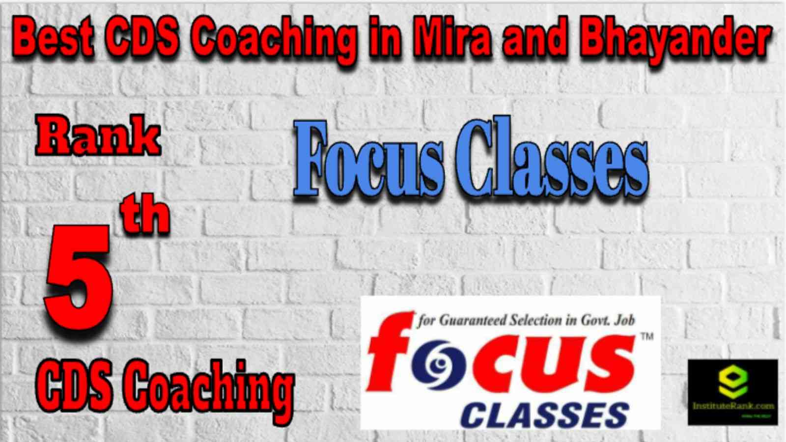 Rank 5 Best CDS Coaching in Mira and Bhayander