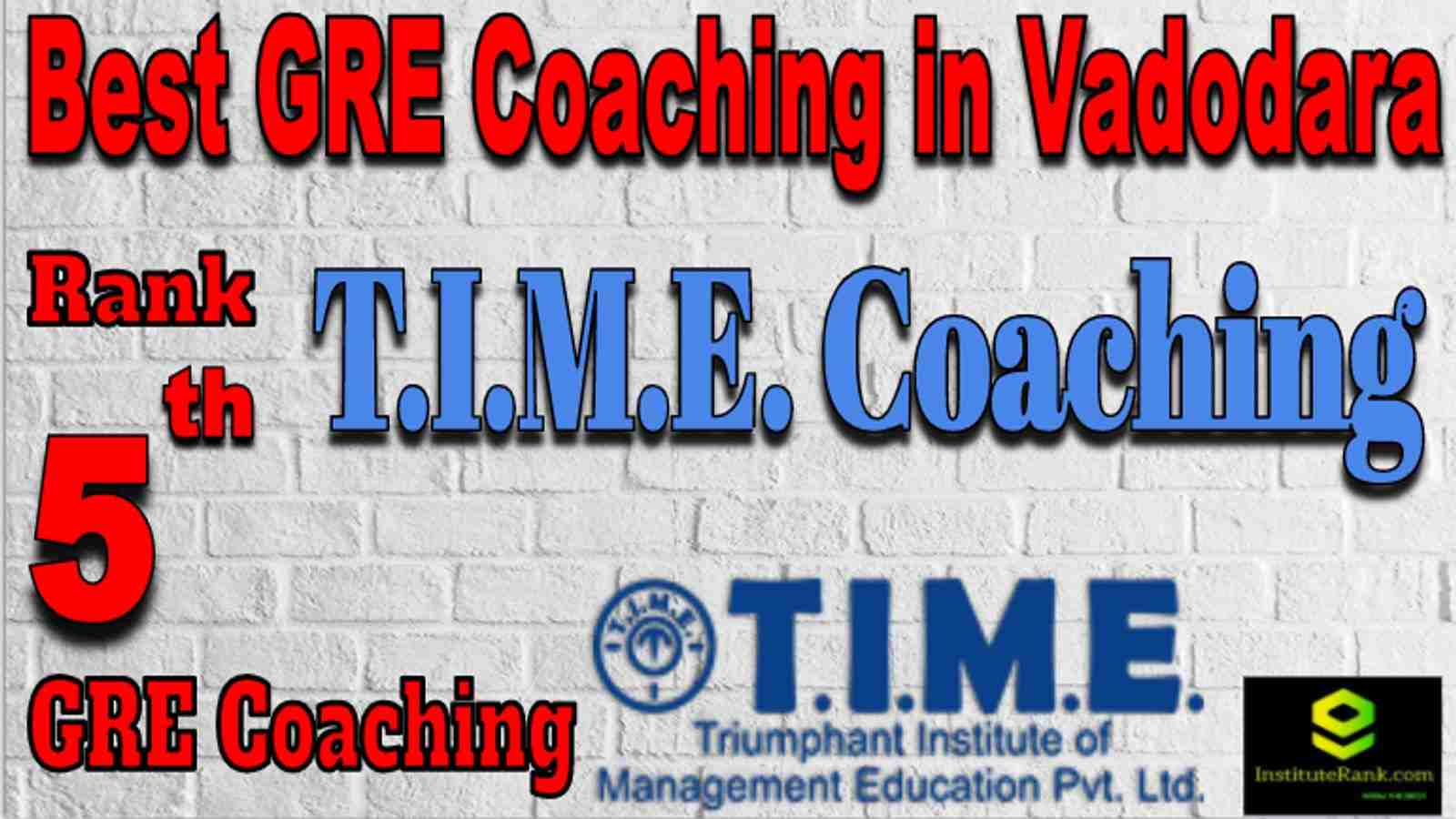 Rank 5 Best GRE Coaching in Vadodara
