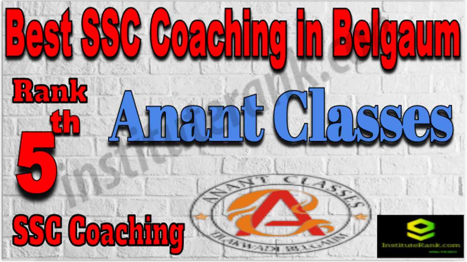 Rank 5 Best SSC Coaching in Belgaum