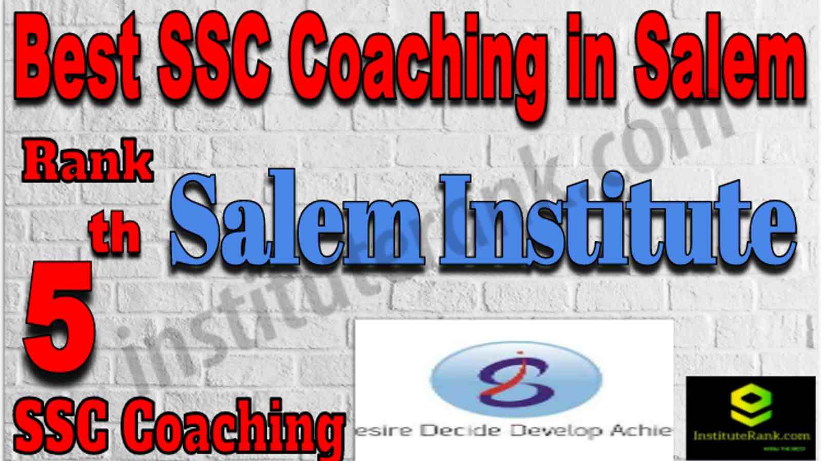 Rank 5 Best SSC Coaching in Salem