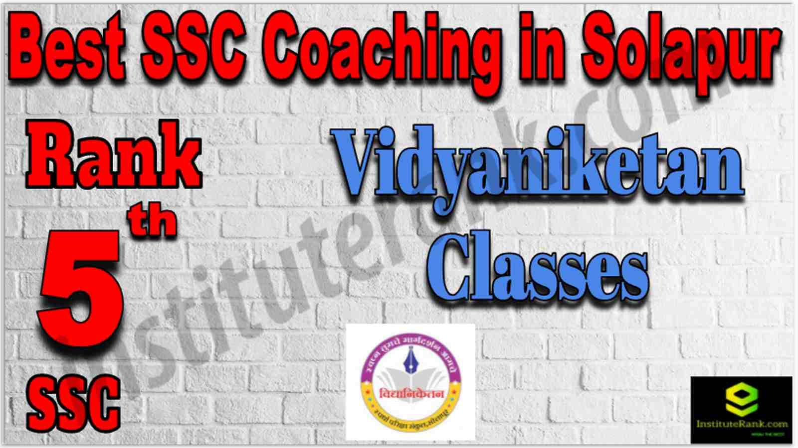Rank 5 Best SSC Coaching in solapur