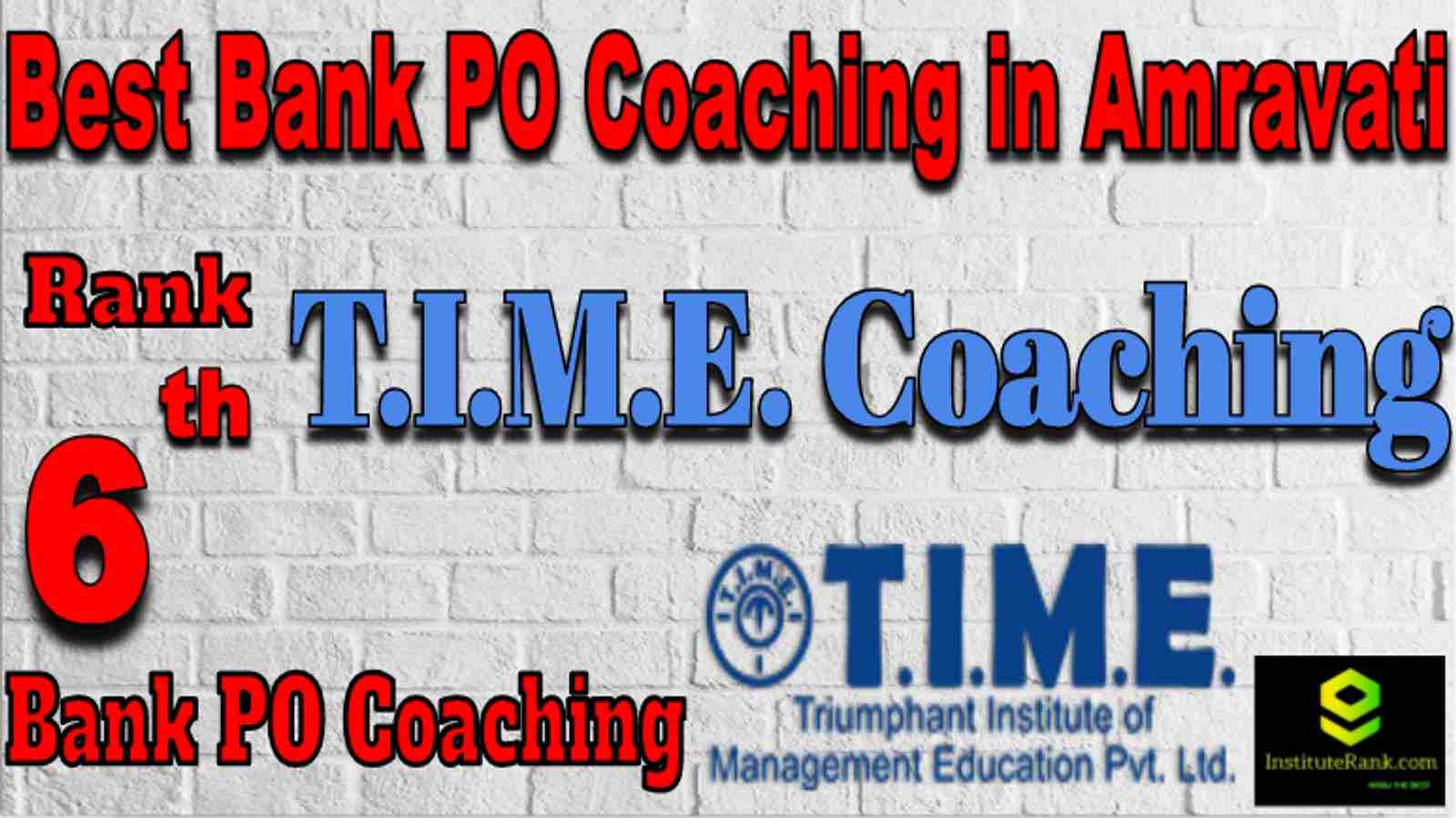 Rank 6 Best Banking PO Coaching in Amravati