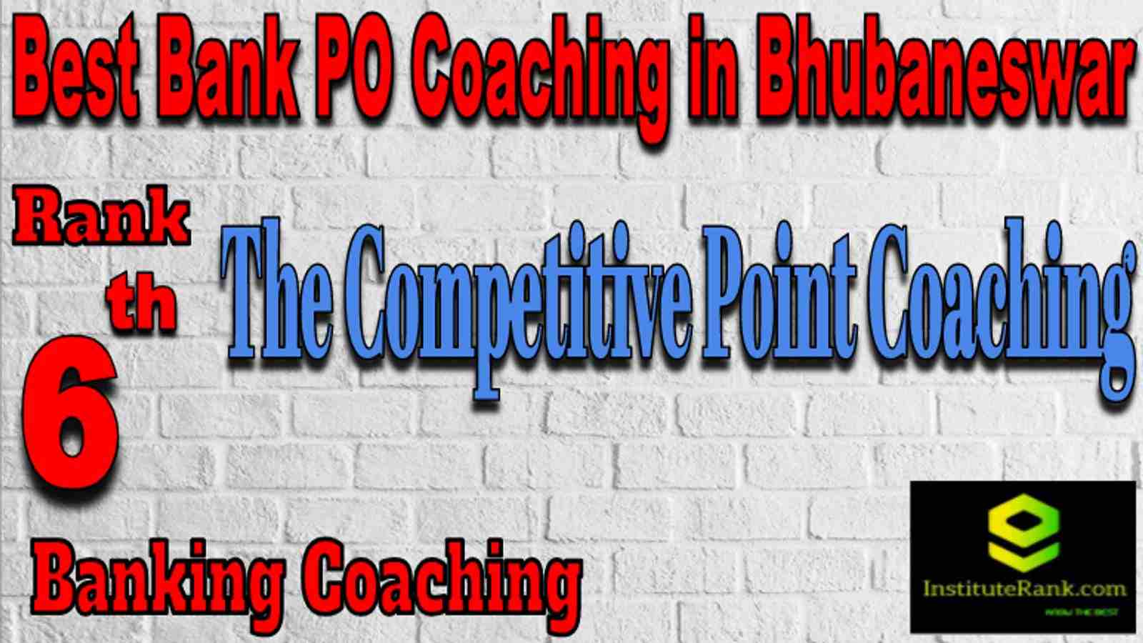 Rank 6 Best Banking PO Coaching in Bhubaneswar