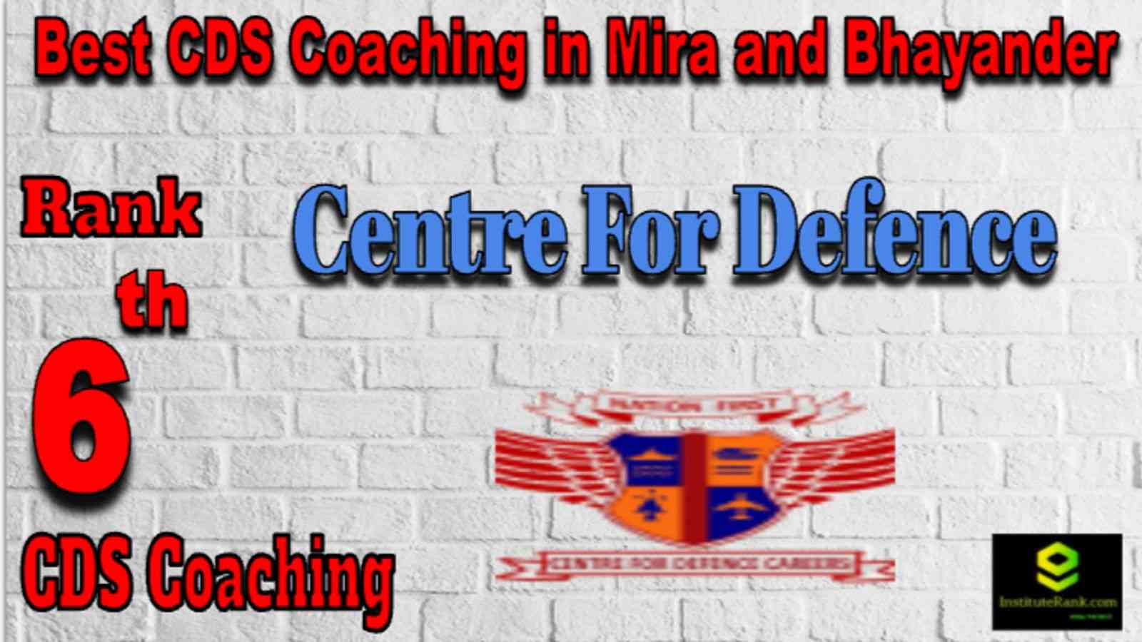 Rank 6 Best CDS Coaching in Mira and Bhayander