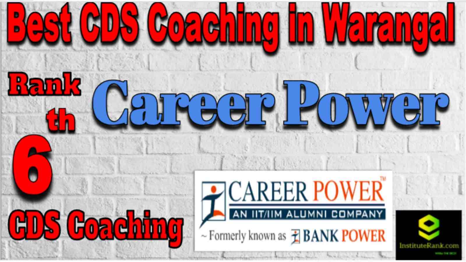 Rank 6 Best CDS Coaching in Warangal