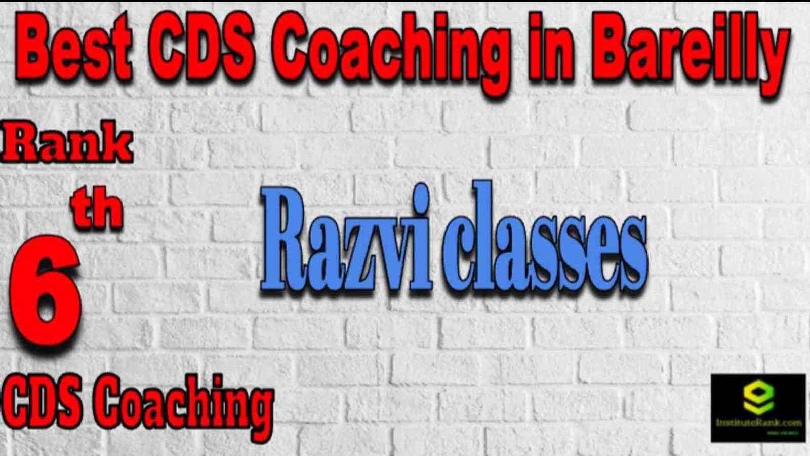 Rank 6 Best CDS Coaching in bareilly