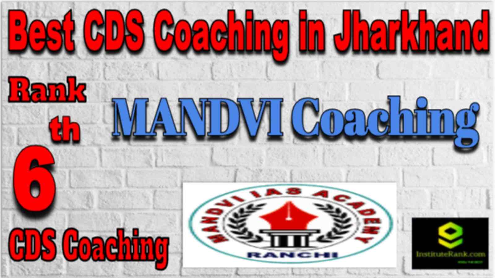 Rank 6 Top CDS Coaching in Jharkhand