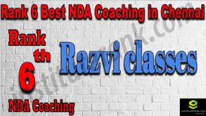 Rank 6. NDA coaching in Chennai