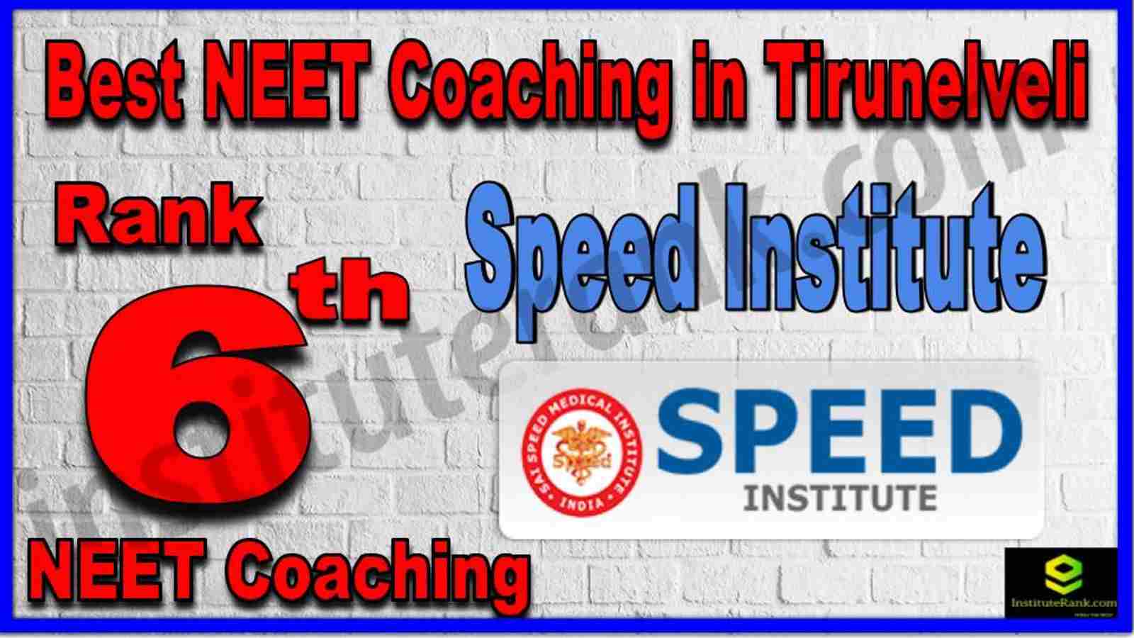 Rank 6th Best NEET Coaching in Tirunelveli