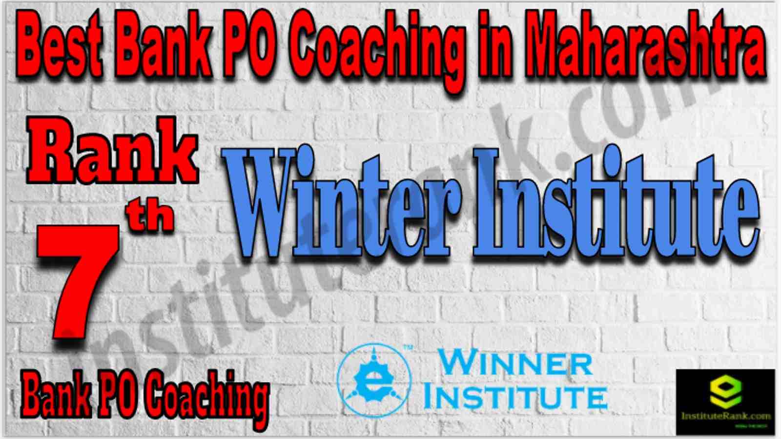 Rank 7 Best Bank PO Coaching in Maharashtra