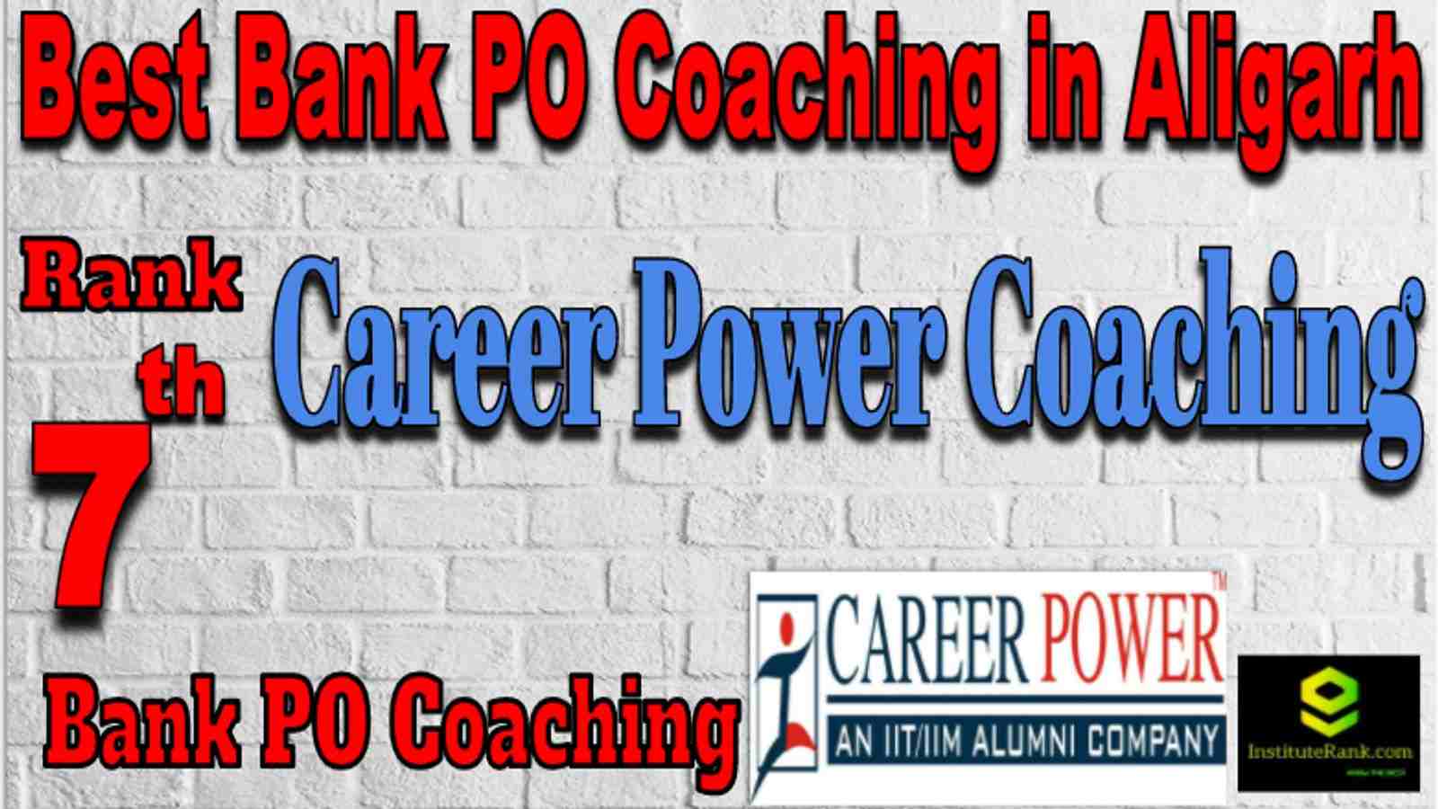 Rank 7 Best Banking PO Coaching in Aligarh