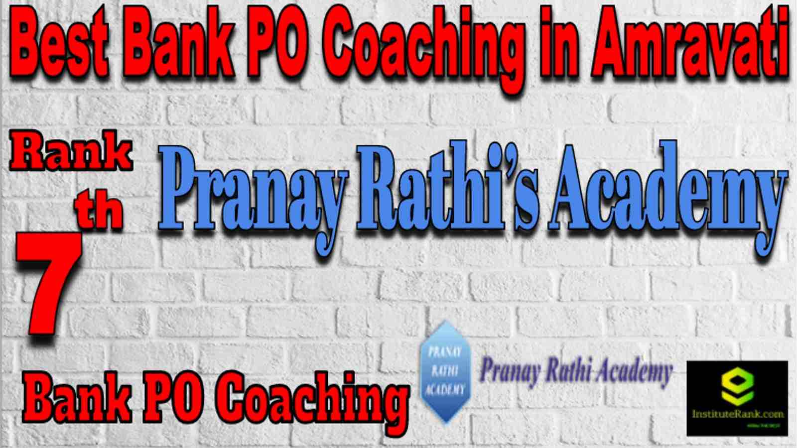 Rank 7 Best Banking PO Coaching in Amravati