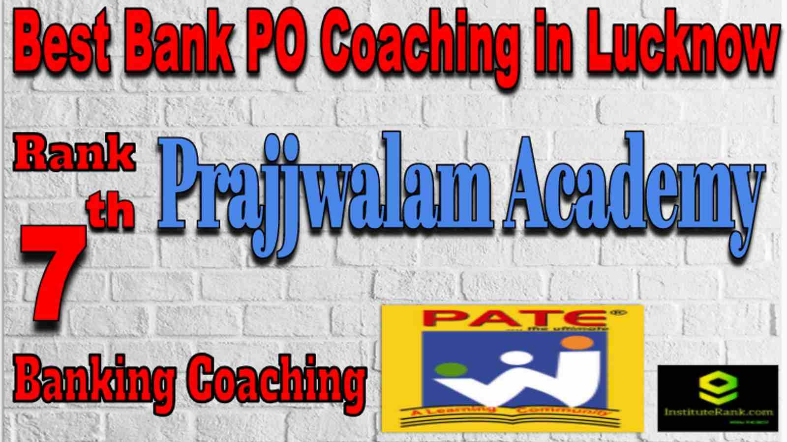 Rank 7 Best Banking PO Coaching in Lucknow