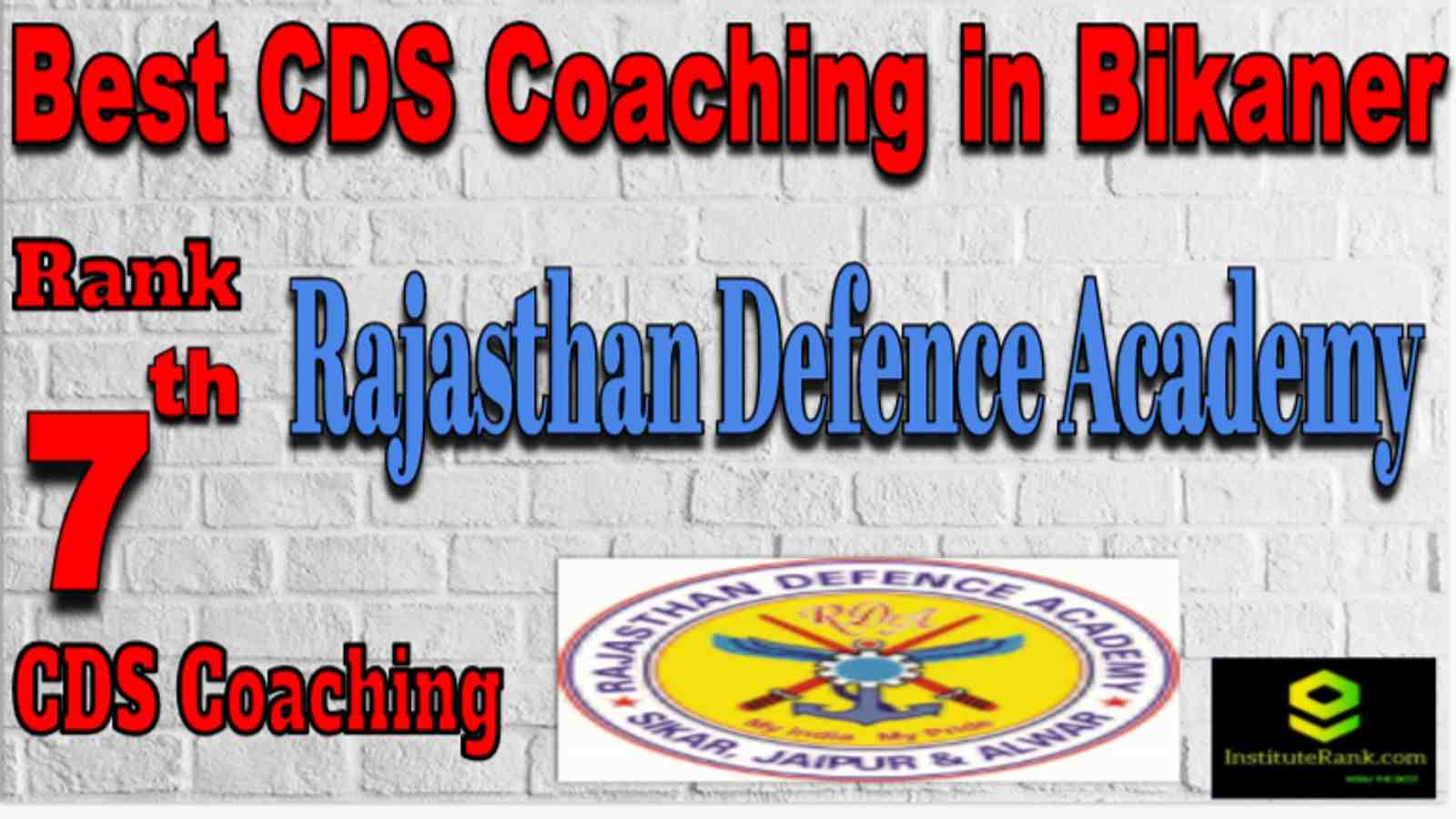 Rank 7 Best CDS Coaching in Bikaner