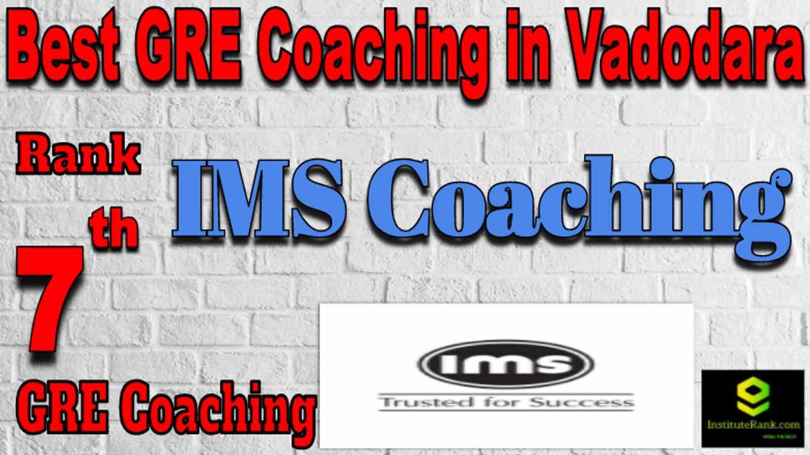 Rank 7 Best GRE Coaching in Vadodara