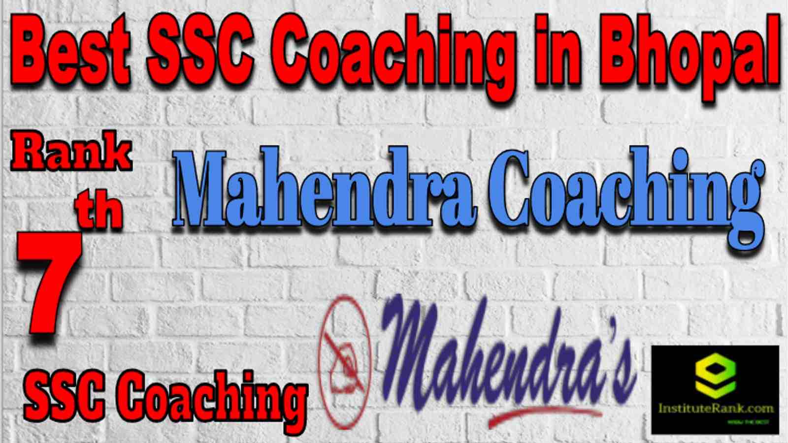 Rank 7 Best SSC Coaching in Bhopal