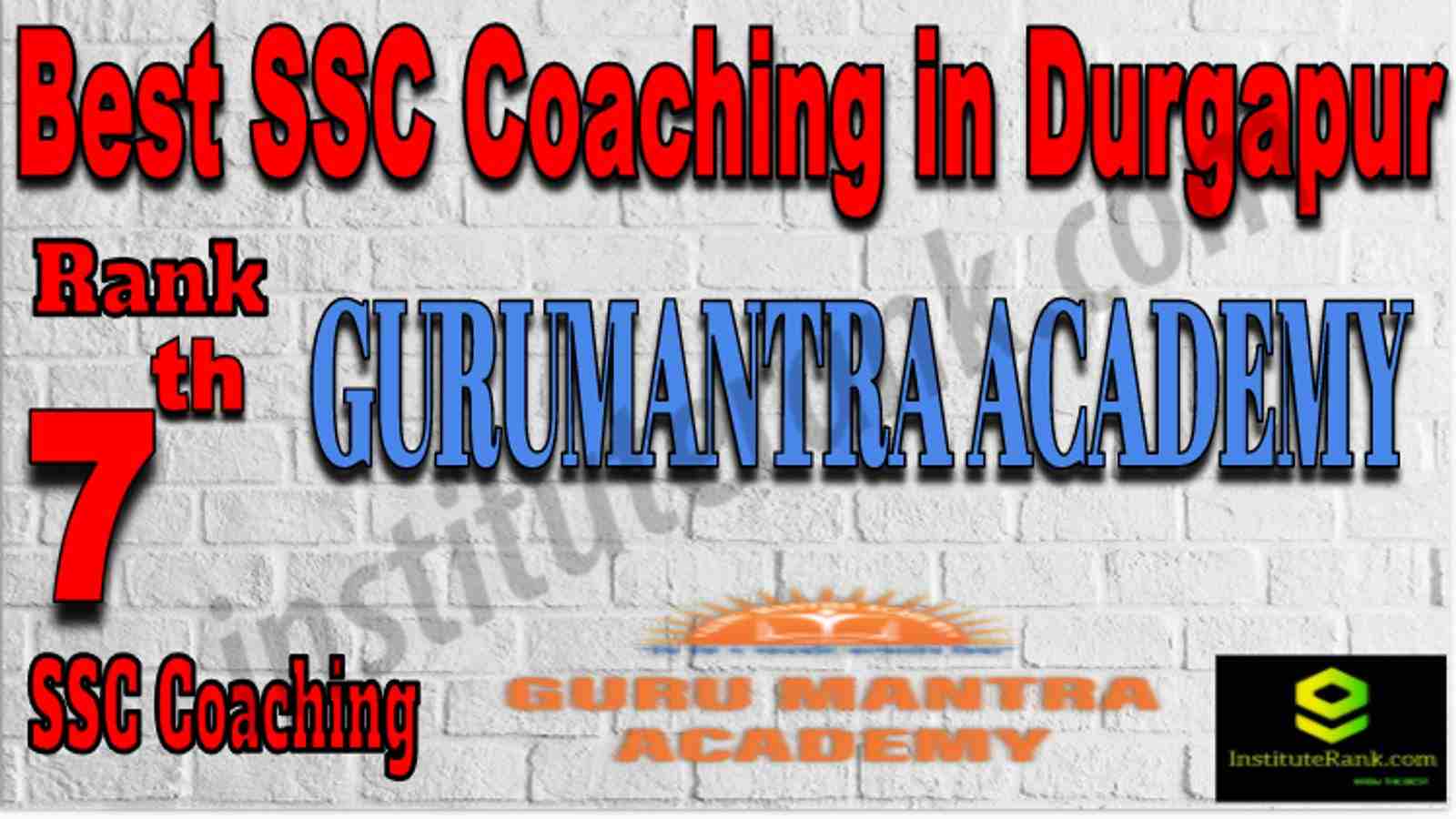 Rank 7 Best SSC Coaching in Durgapur