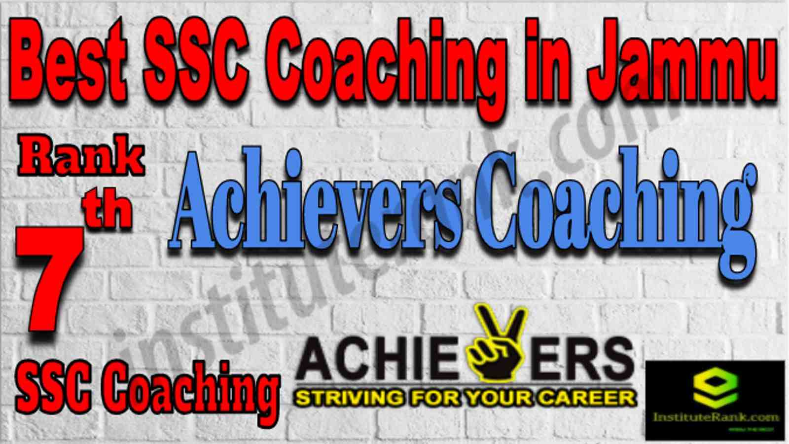 Rank 7 Best SSC Coaching in Jammu