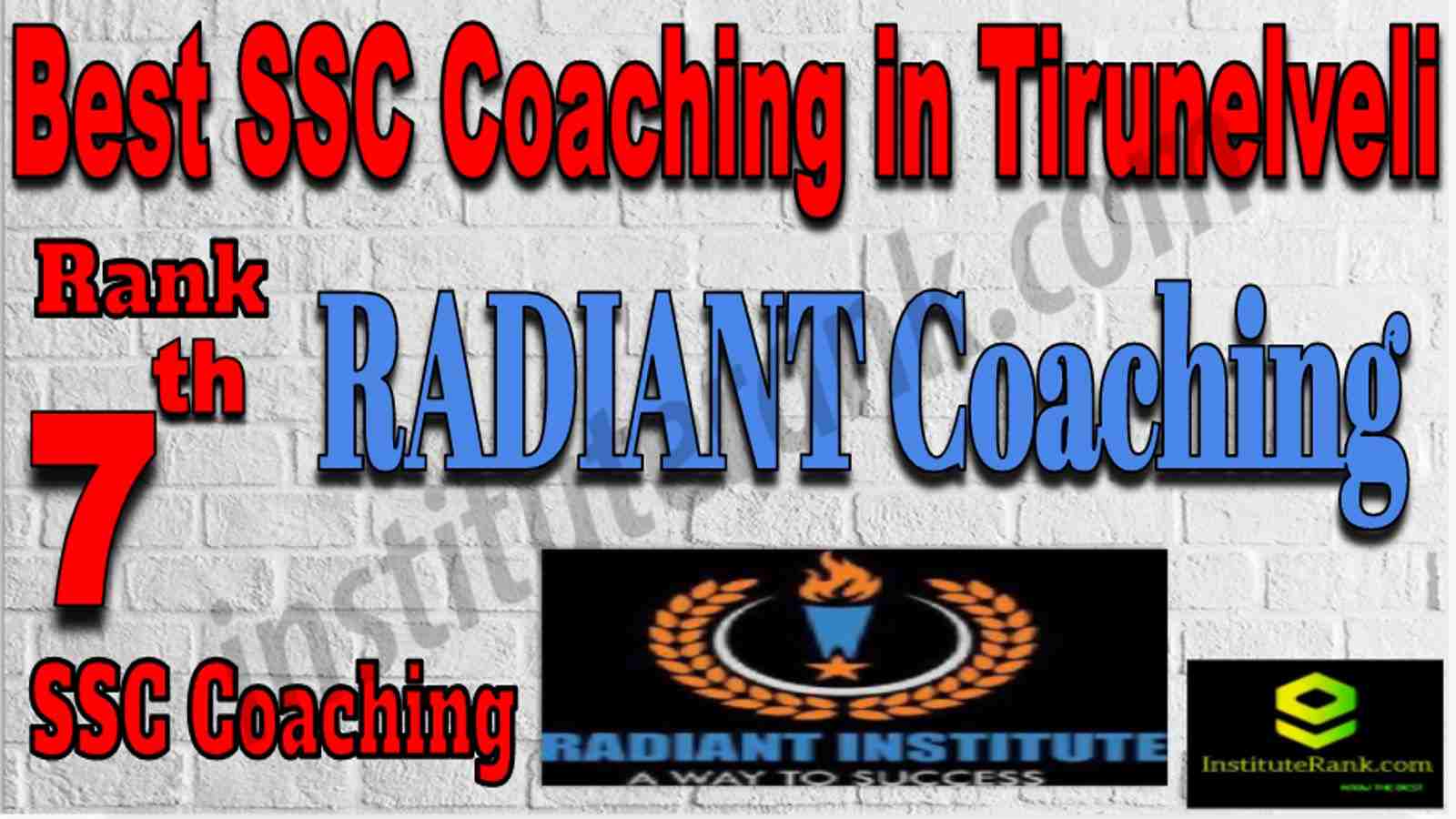 7th 1st Best SSC Coaching in Tirunelveli, SSC Coaching in Triunelveli , Top SSC Coaching in Tirunelveli Rank 7 Best SSC Coaching in Tirunelveli