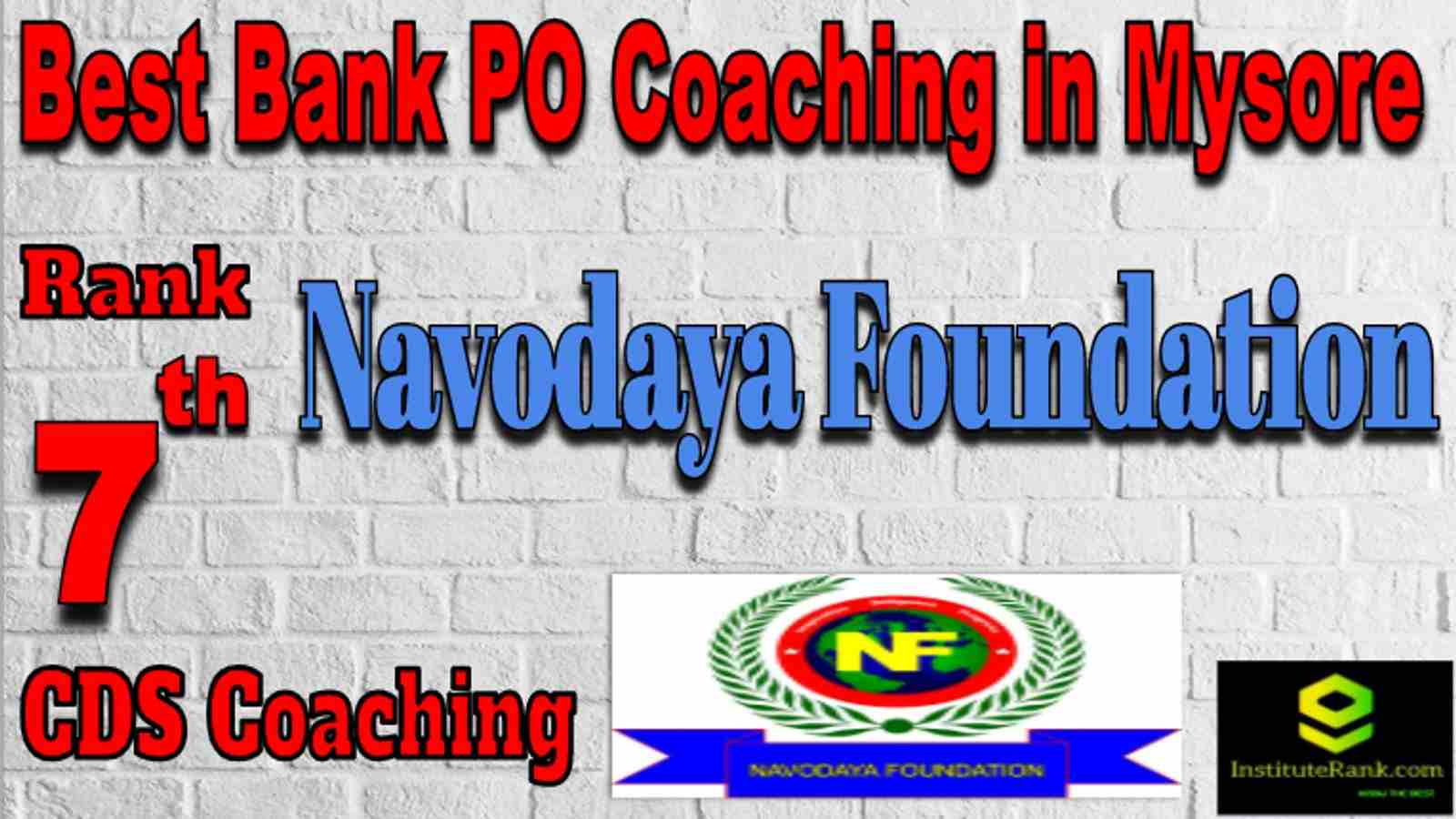 Rank 7 Top Bank PO Coaching in Mysore