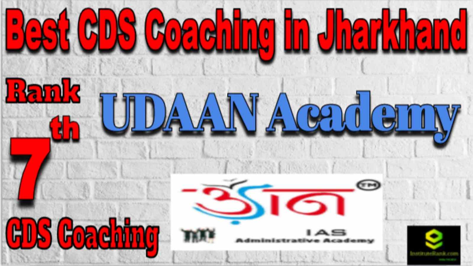 Rank 7 Top CDS Coaching in Jharkhand