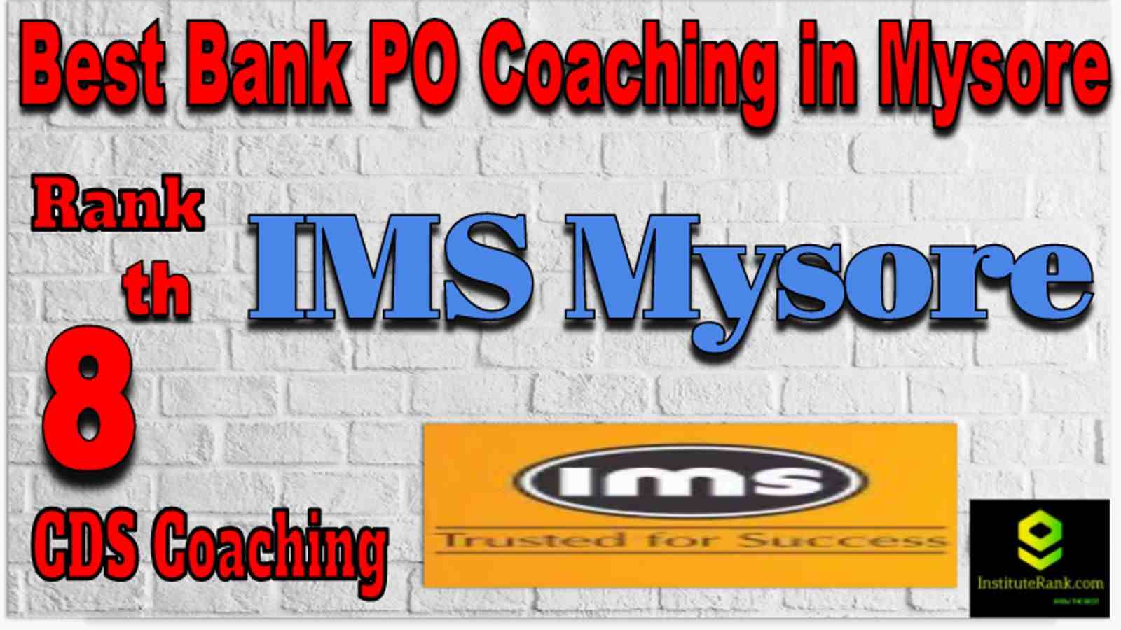 Rank 8 Best Bank PO Coaching in Mysore